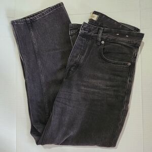 Madewell The Darted Barrel-Leg Jeans Black Wash – Size 26